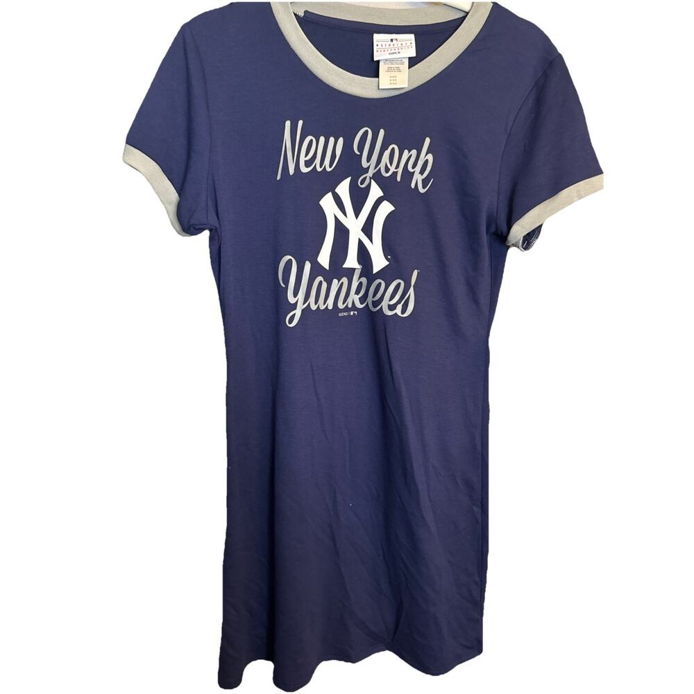 Girls M Navy New York Yankees Dress New With Tags 10-12